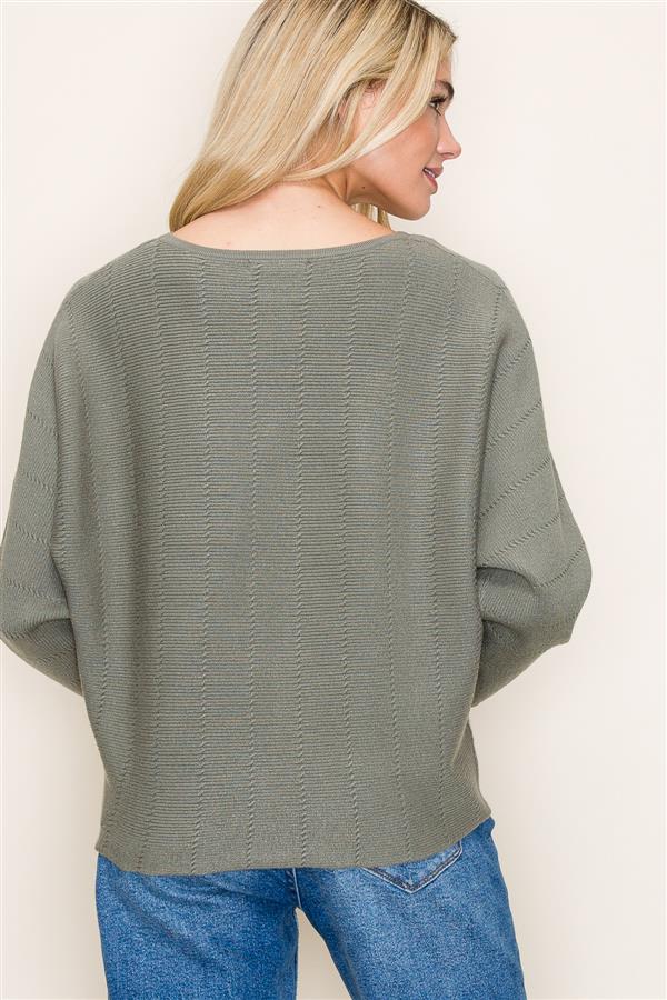 Reading In Between The Lines Sweater - Multiple Colors