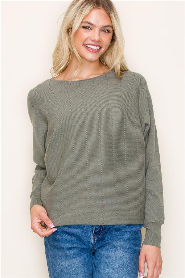 Reading In Between The Lines Sweater - Multiple Colors