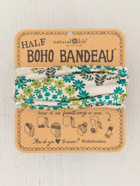 Boho Half Bandeau - Cream Medallion