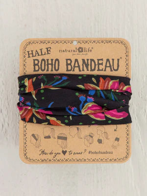 Boho Half Bandeau - Tropical Floral