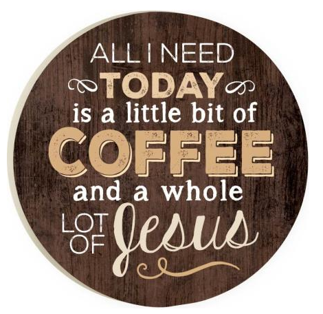 Single Car Coaster - Coffee & Jesus