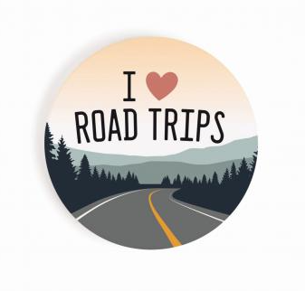 Single Car Coaster - I Love Road Trips