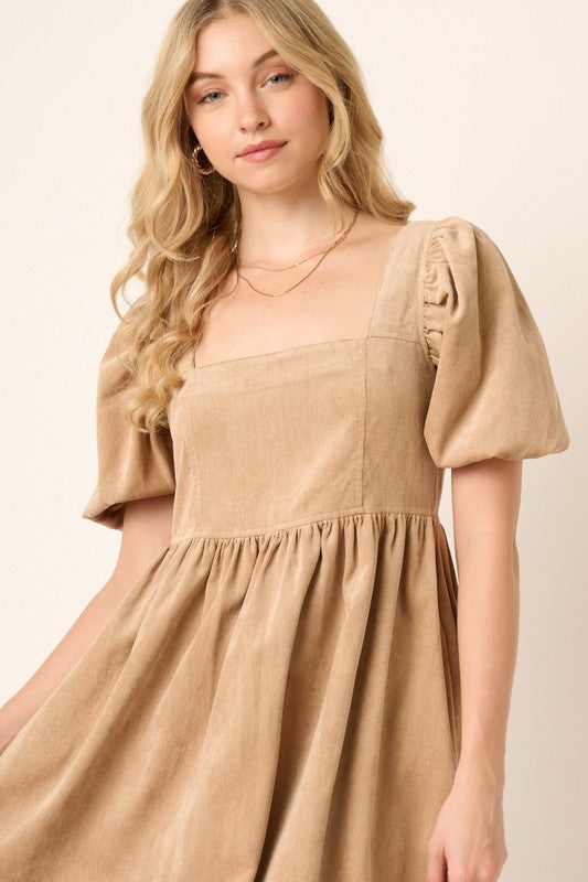 On The Verge Dress - Taupe
