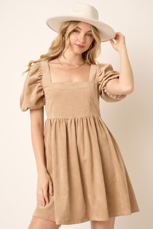 On The Verge Dress - Taupe