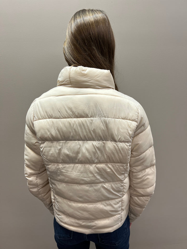 Put It to the Test Puffer Jacket - Cream
