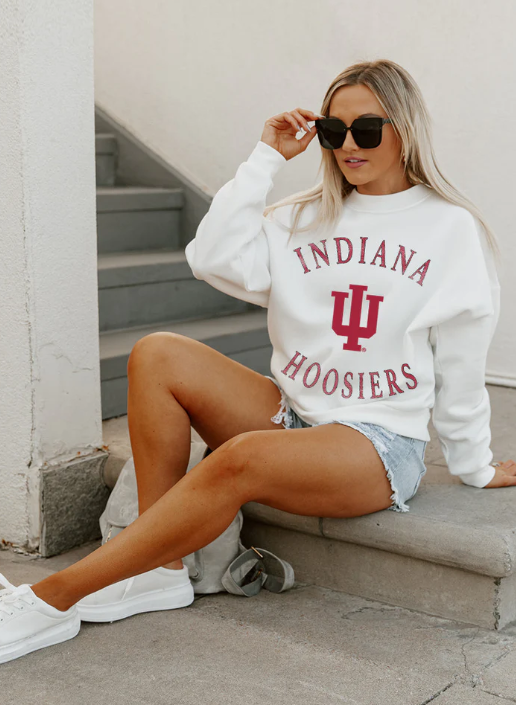 Indiana Hoosiers IU Play On Premium Sweatshirt