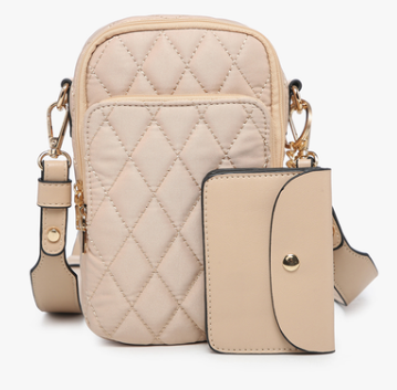 Parker Quilted Crossbody Pouch Bag - Multiple Colors
