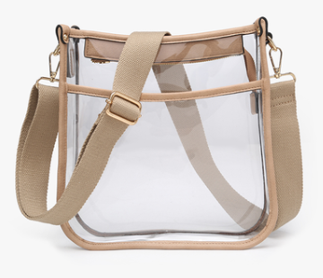 Event Time Clear Crossbody Bag - Multiple Colors