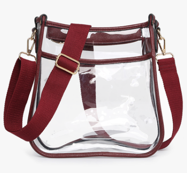 Event Time Clear Crossbody Bag - Multiple Colors