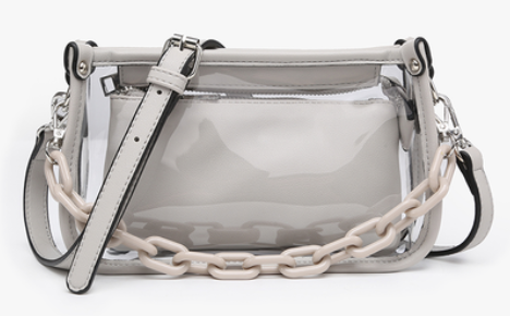 Take Me Out To.. Clear Crossbody Purse - Multiple Colors