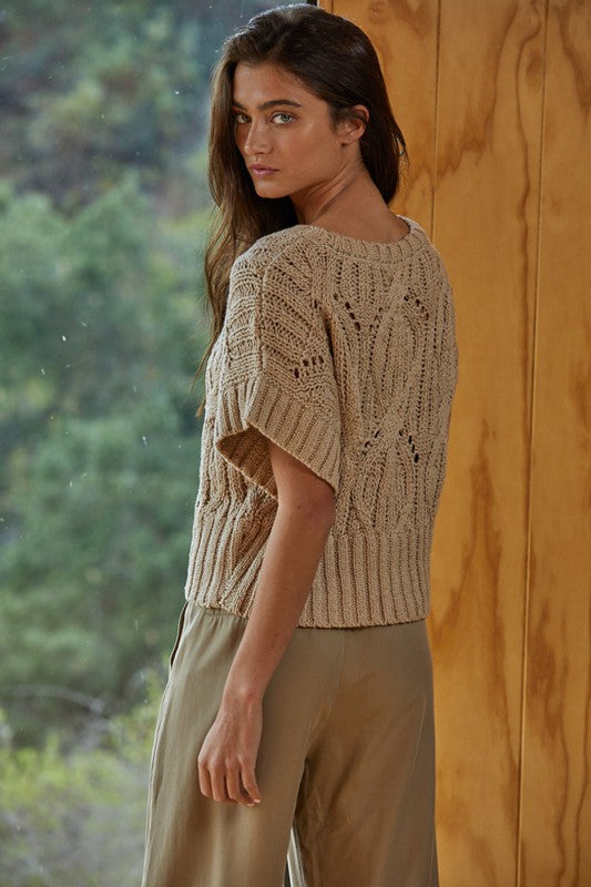 Cali Crochet Sweater - Multiple Colors