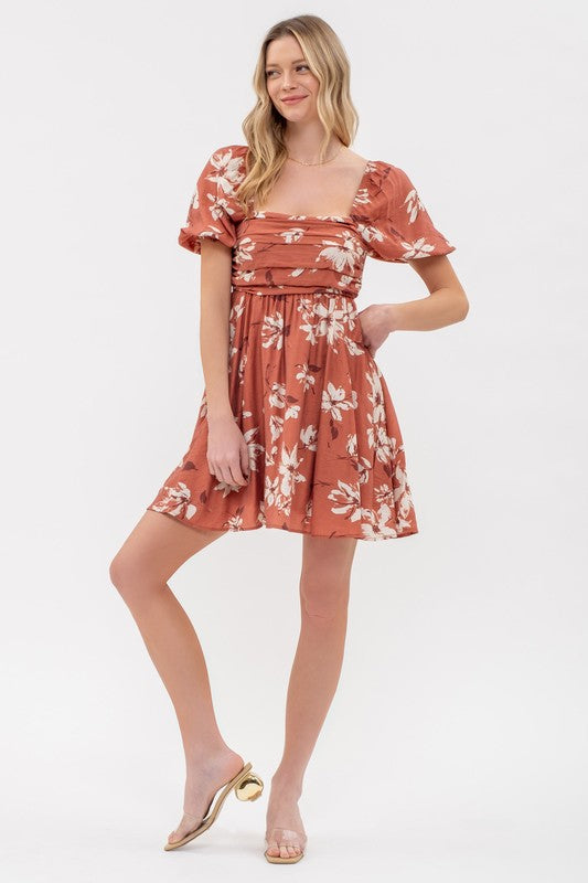 Falling For You Floral Dress - Multiple Colors