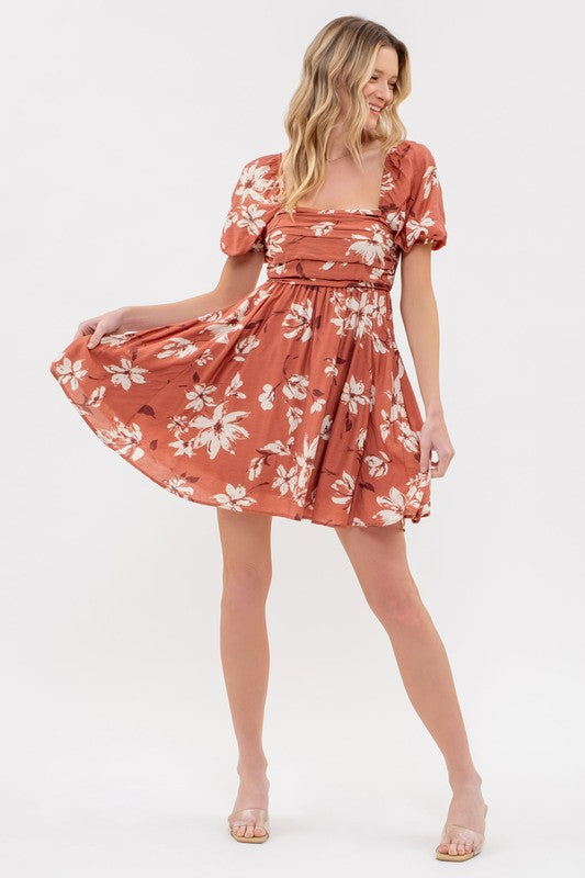 Falling For You Floral Dress - Multiple Colors