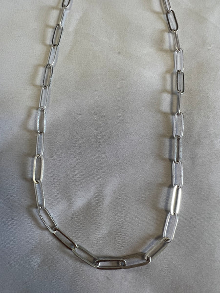 Chain Link Necklace - Silver
