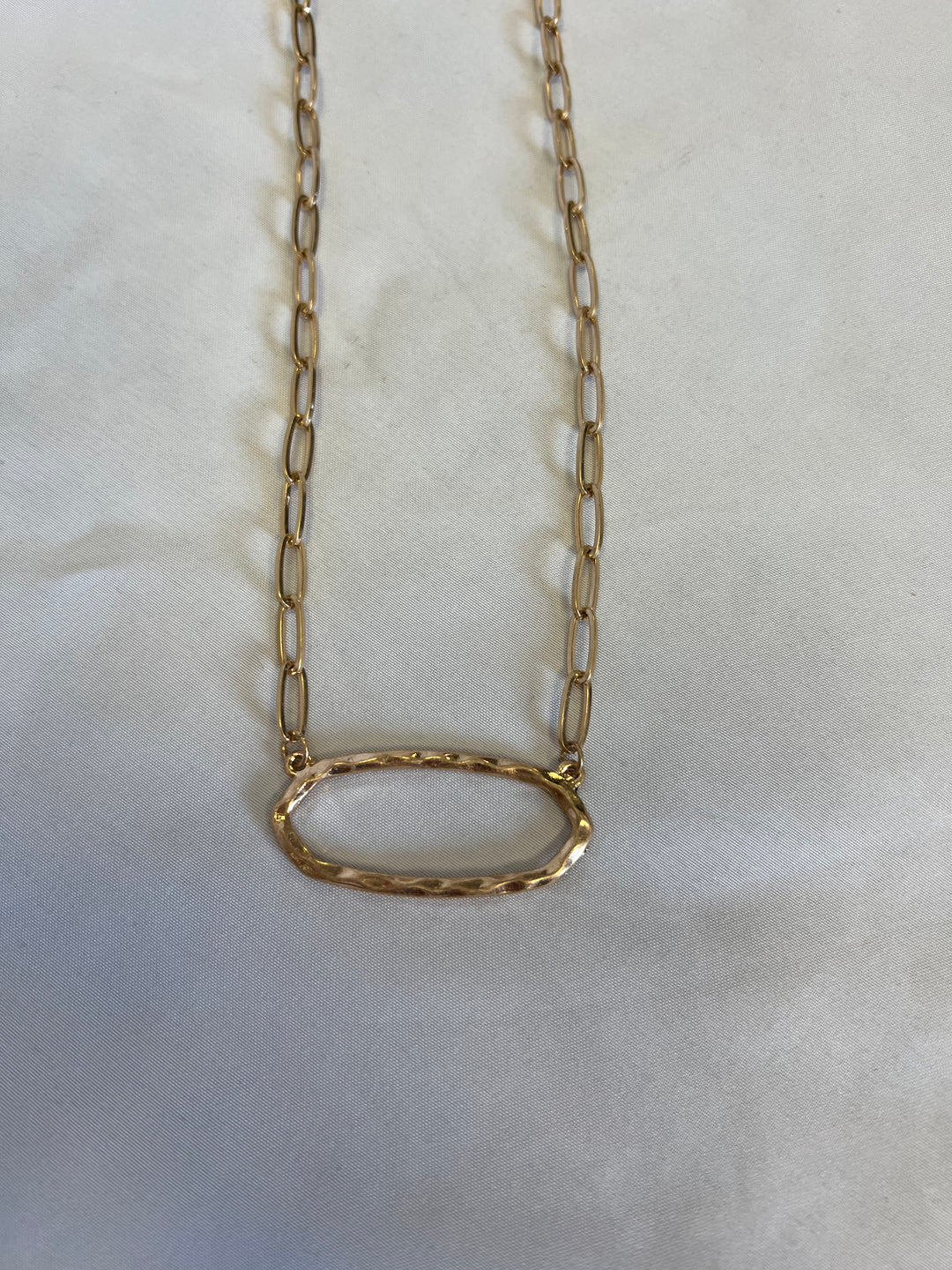 Oval Oct Necklace - Gold