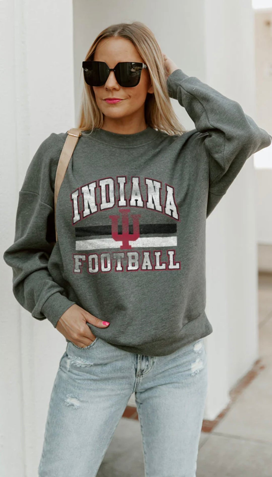 Indiana IU Playmaker Football Sweatshirt