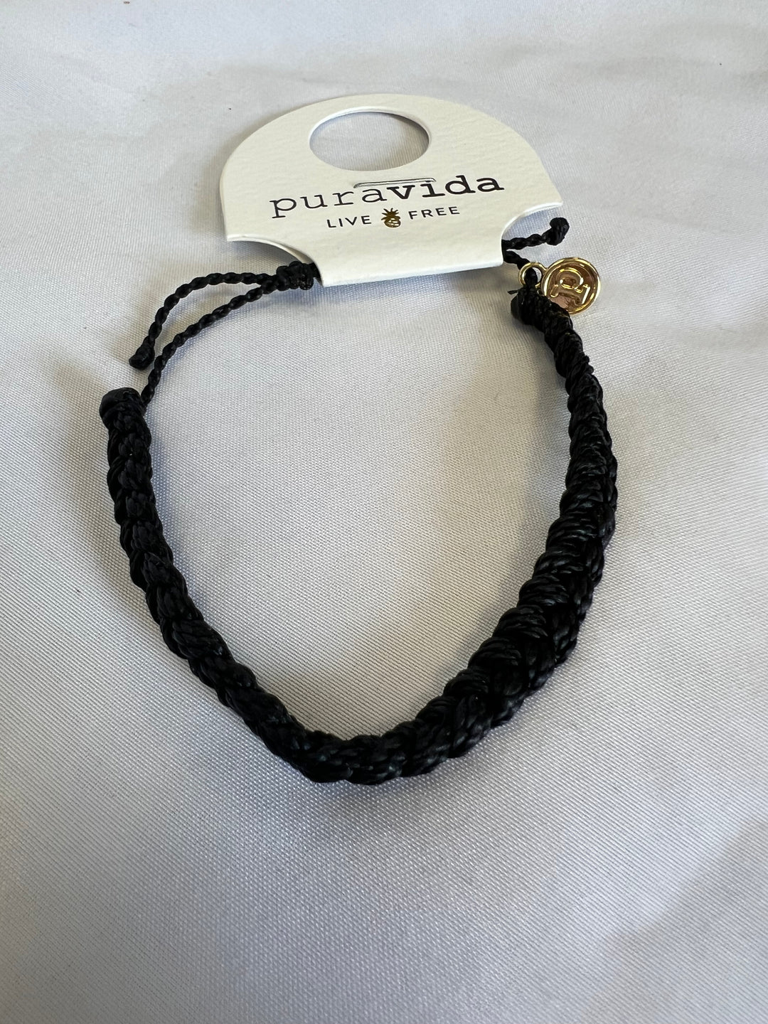 PV Braided Black Bracelet