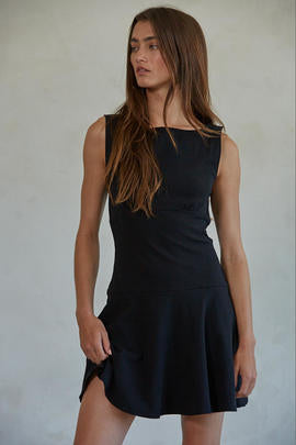 Slow Dancing Mini Black Dress