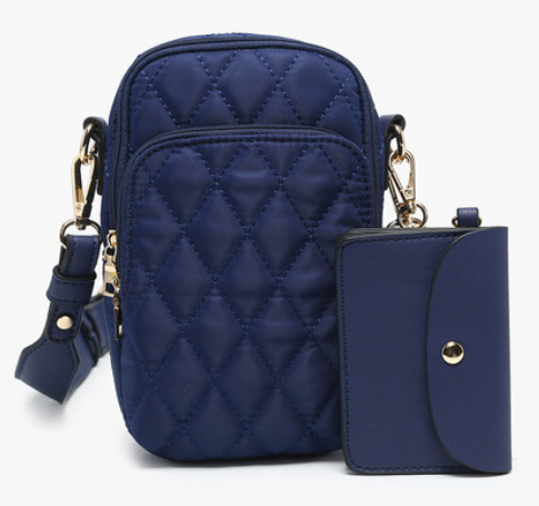 Parker Quilted Crossbody Pouch Bag - Multiple Colors