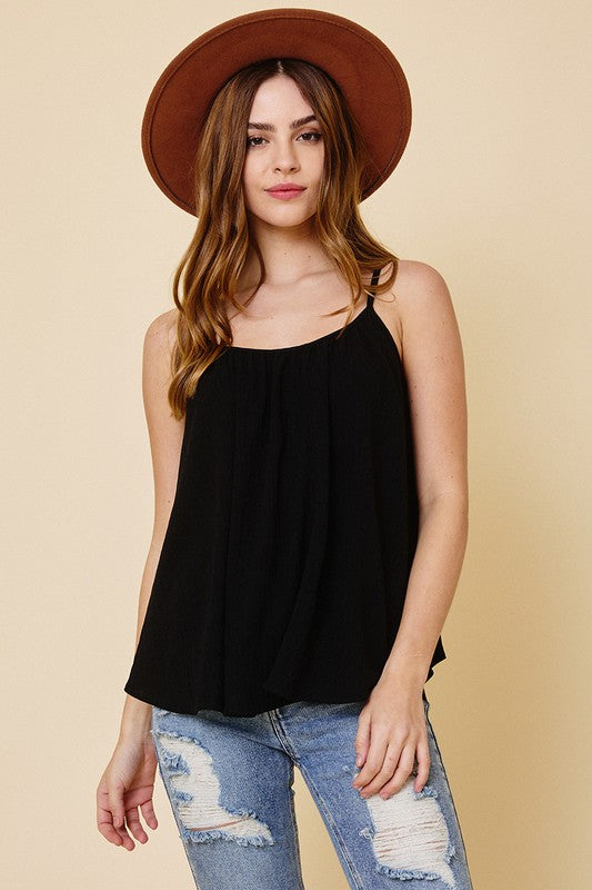 Go With The Flow Tank - Black