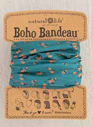 Boho Bandeau - Turquoise Floral