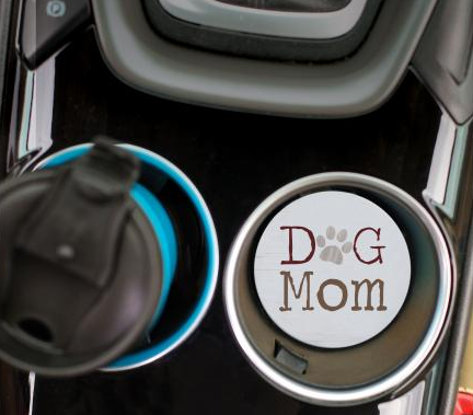 Single Car Coaster - Dog Mom