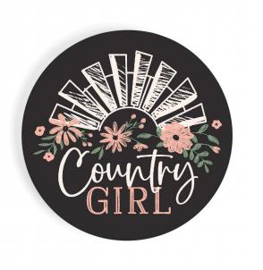 Single Car Coaster - Country Girl