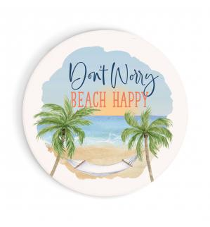 Single Car Coaster - Don't Worry Beach Happy