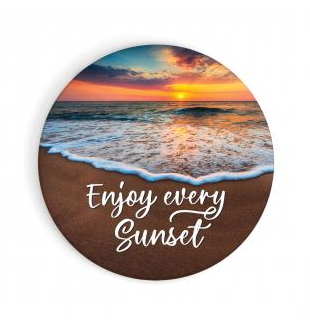 Single Car Coaster - Enjoy Every Sunset