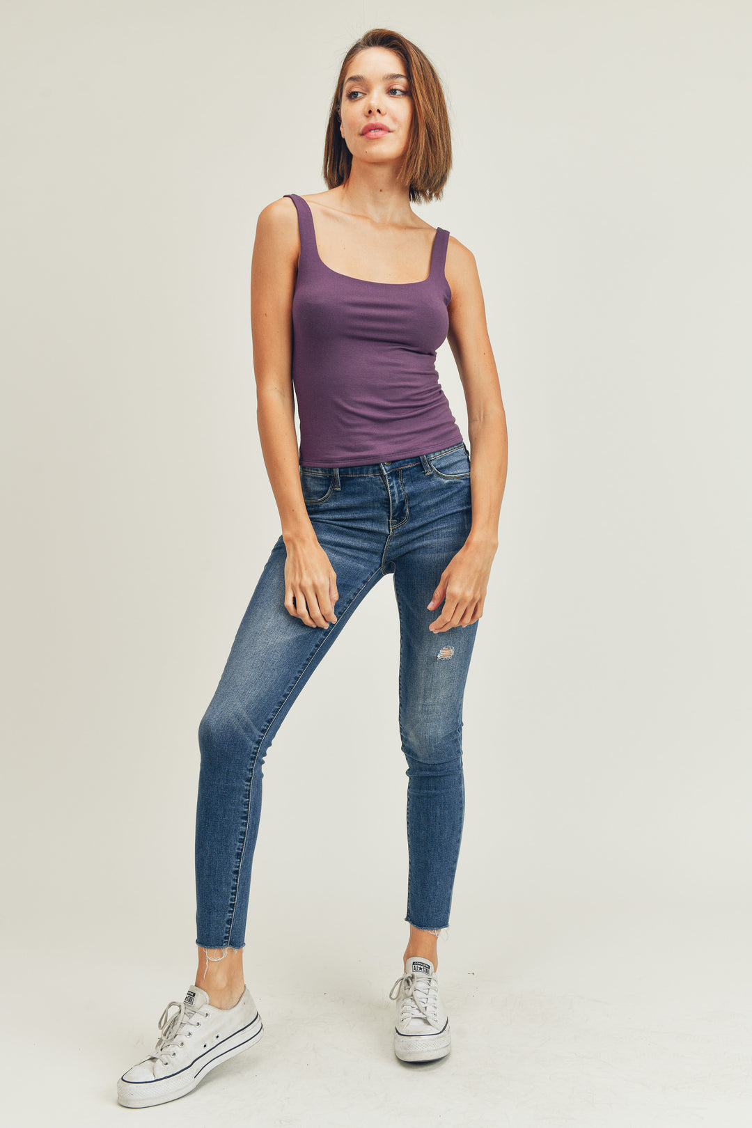 Over The Top Tank - Plum