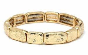 Single Bar Bracelet Gold