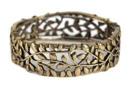 Twig Design Bracelet Antique Gold
