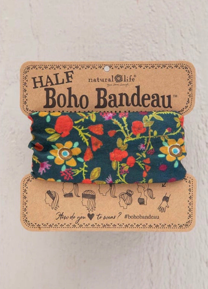 Boho Half Bandeau - Forest Flowers
