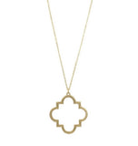 Quatrefoil Necklace - Gold