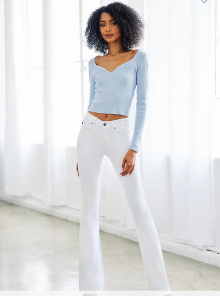 All You Can Imagine Flare Jeans - White