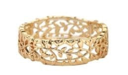 Twig Design Bracelet Gold