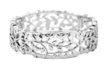 Twig Design Bracelet Silver