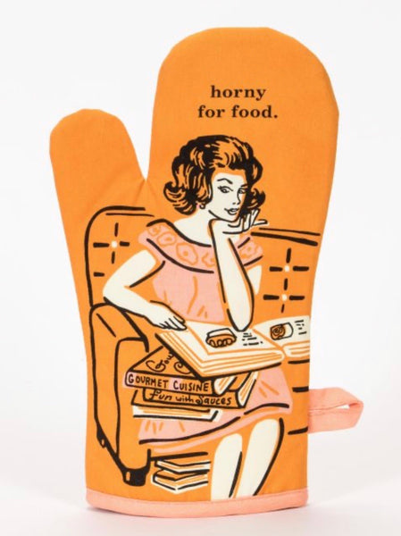 Horny for Food Oven Mitt