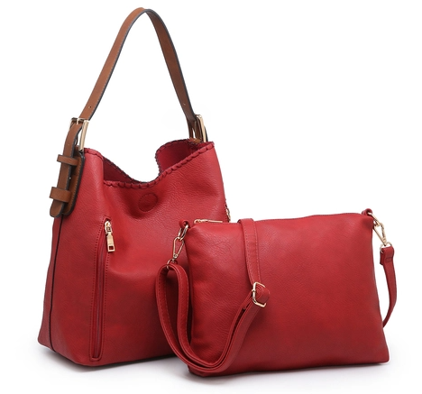 Out of Town Hobo Bag - Red
