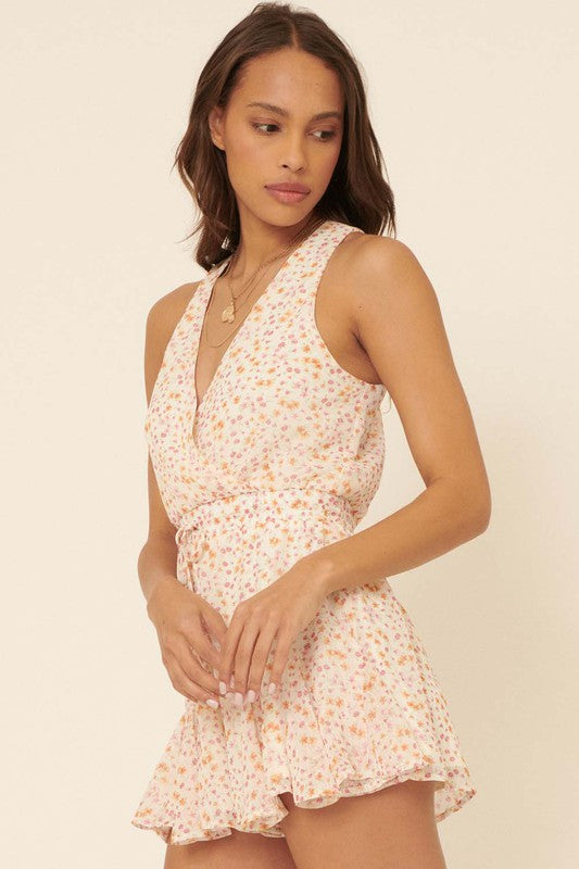 Can't Let You Go Romper - Cream
