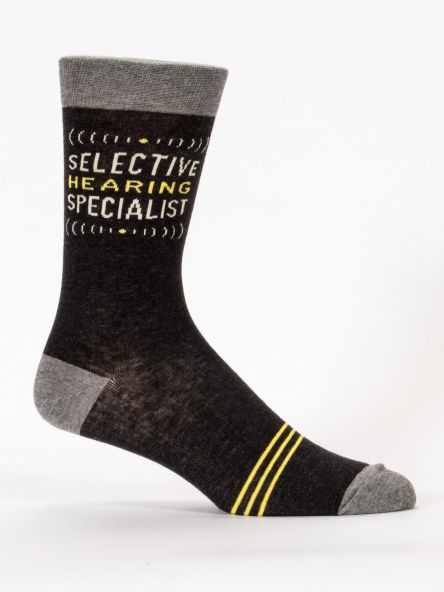 Selective Hearing Specialist Men's Socks